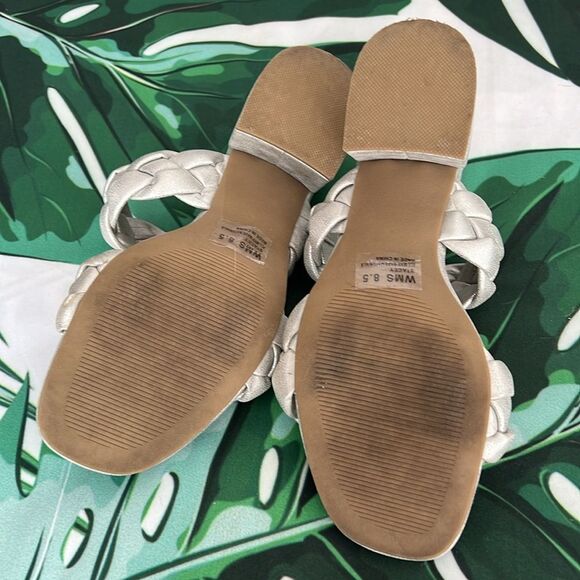 Dolce Vita silver slide, heel sandals - Picture 5 of 6